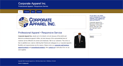 Desktop Screenshot of corporateapparel-inc.com